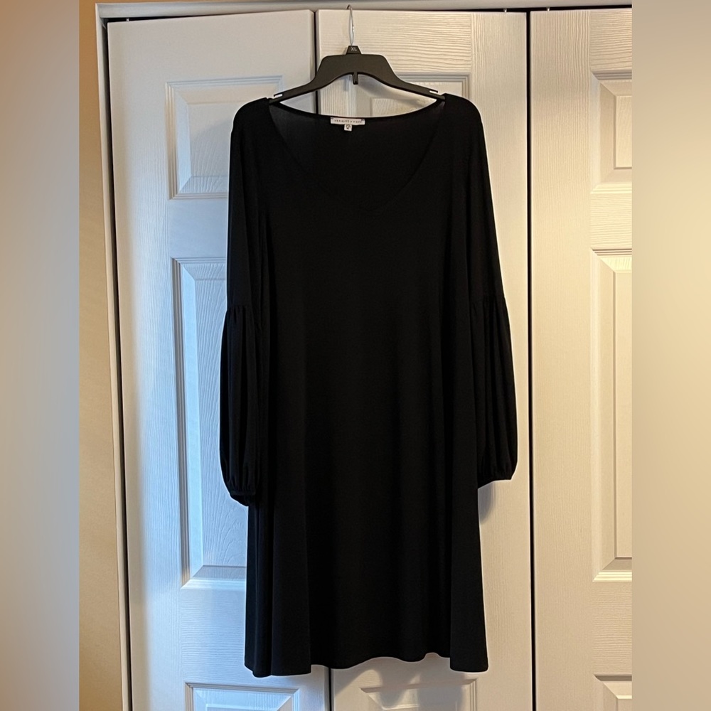 Annalee & Hope women’s black dress with puffy sleeves - XL